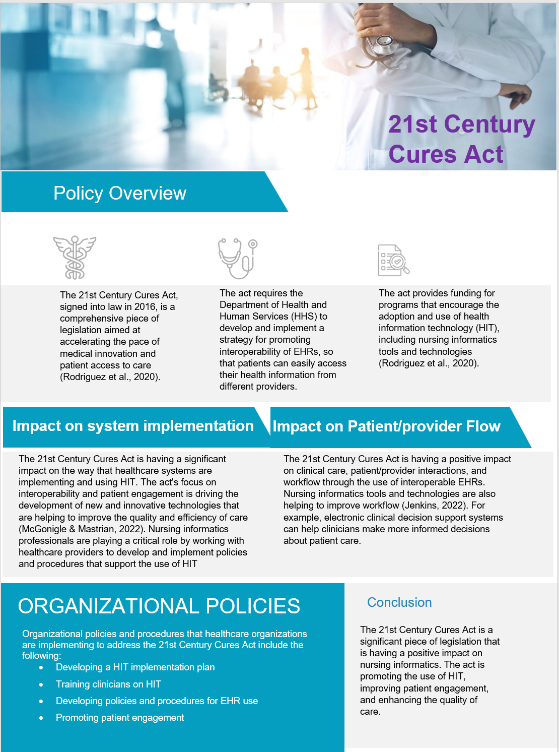 Create a 1 page fact sheet that your healthcare organization could hypothetically