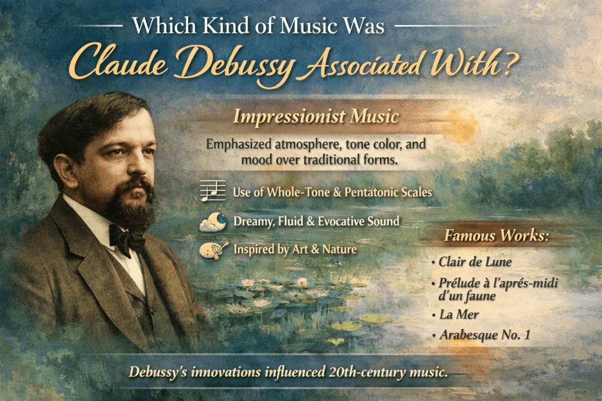 Which Kind of Music Was Claude Debussy Associated With